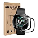 Bodyguard Schutzfolie für Panzerglas für Fitbit Versa 3/ Fitbit Sense 2, 2 Stück Ultra-HD Bläschenfrei Ohne Luftblasen Versa 3 Schutzglas, 3D Vollbildschirm Kratzfest Fitbit Sense 2 G