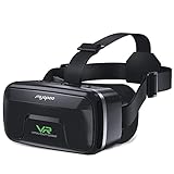 FIYAPOO VR Brille, VR 3D Virtual Reality Brille geeignet Für 3D Filme und Spiele,HD VR 3D Brille kompatibel mit 4,7-6,53 Zoll Android iPhone Smartphone,Leicht und komfortab