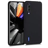 kwmobile Hülle kompatibel mit Xiaomi Mi 9 Lite Hülle - weiches TPU Silikon Case - Cover geeignet für kabelloses Laden - Schw