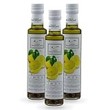 3er Pack Terre Francescane -3x250ml Zitronen-Öl - Extra Natives Olivenöl mit L