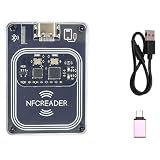 Qerwsdty PCR532 NFC RFID Bluetooth Wireless-Modul IC-Kartenleser/- RFID-Emulator Minicopy mit Typ-C-S