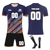Personalised Trikot DFB Trikot 2020 Fussball Trikot Deutschland 2025 Fußball Trikot Kinder Mit Namen Fanartikel Em 2025 Deutschland-Trikot Fussball Socken Neuer Trik