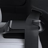 Spigen Tesla Model Y Auto Rücksitz Sicherheitsgurt Clip Zubehör, Fahrzeug Sicherheitsgurt Einsteller 2 Stück - Schw