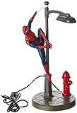 Paladone Spiderman Lampe, Spidey Tischlampe Lizenzierte Marvel Comics Merchandise, Rot, Blau, Grau,