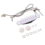 FRCOLOR Soundhole Pickup für Saiten Akustikgitarre Hochsensible Tonabnehmer mit Breitem Frequenzbereich Klare Signalstabilität Kompatibel für Bühne und S