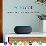 Echo Dot (3. Gen.) Intelligenter Lautsprecher mit Alexa, Anthrazit S