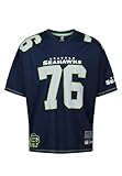Recovered - NFL - Seattle Seahawks Est 76 Mesh Oversized Top Navy M