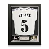 Exclusive Memorabilia Von Zinedine Zidane signiertes Trikot von Real Madrid. G
