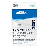 CRAMER Reparatur-Set weiß alpin 080 Emaille, Keramik, Acryl - Abplatzer an Badewannen, Duschwannen und Waschbecken zuverlässig rep
