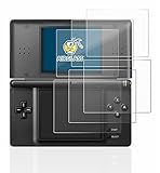 BROTECT Panzerglasfolie kompatibel mit Nintendo DS LITE (3 Stück) Schutzglas Schutzfolie [Extrem Kratzfest 9H, Anti-Fingerprint, Ultra-Transparent]