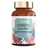 Q10 Kapseln Hochdosiert, 120x mit 500mg Coenzym Q10 Pro Kapsel, Hochwertiges Vegan aus Fermentation - ohne unerwünschte Zusätze, Vorrat für 4 M