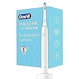 Oral-B Pulsonic Slim Clean 2000 Elektrische Schallzahnbürste/Electric Toothbrush, 2 Putzmodi für Zahnpflege und gesundes Zahnfleisch mit Timer, Geschenk Mann/Frau, Designed by Braun, weiß