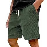Kurze Arbeitshose Herren Sporthose Jeans Kurz Cargo Hosen Für Tennis Hose Bekleidung Herren Kurze Hose Jungen 164 Hosen Für Männer Baseball Trikot Bike Shorts Sommer (Armeegrün,M)