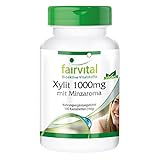 Fairvital | Xylit 1000mg Tabletten mit Minzaroma - HOCHDOSIERT - VEGAN - 100 Kautab