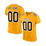 Personalisiertes American Football Trikot, personalisierte Rugby-Uniformen mit Teamnamennummer, Fußballtrikot für Herren, Jugendliche, Erwachsene, 8, S