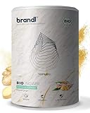 brandl® Bio Ingwer Kapseln hochdosiert | Premium Qualität aus Deutschland vegan und ohne Zusätze | 180 Kapseln (600mg)