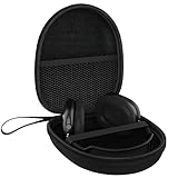 MyGadget Kopfhörer Tasche 21 x 18,5 cm - Kompakter Case Schutz für Over Ear Headphones & Zubehör - Universal Transport Box - Schutzhülle in Schw