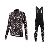 Uglyfrog Winter Thermal Fleece Radtrikot, Herbst Fahrrad Kleidung Full Zipper Fahrradbekleidung MTB Rennrad W