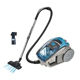 EagerMinds Beutelloser Staubsauger, leistungsstarker Bodenstaubsauger 2800W, HEPA Filter Bodendüse für Parkett, 1.5L Dustbox, 5m Aktionsradius, für Tierhaare/Teppiche/Hartböden (A)