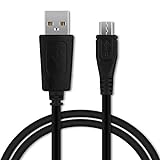 CELLONIC® USB Kabel 1m kompatibel mit Tablet Ladekabel Micro USB auf USB A 2.0 Datenkabel 1A schwarz PVC