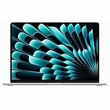 Apple 2023 MacBook Air Tragbar mit M2 Chip: 15,3 Zoll Liquid Retina Display, 8 GB RAM, 256 GB SSD, FaceTime HD 1080P Kamera, kompatibel mit iPhone/iPad; Silb