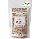 Frauentee Bio lose - 100 Gramm I Kräutertee mit Frauenmantel Mönchspfeffer Schafgarbe, und weitereren traitionellen Kräutern I Herbal Tea by KLUIZ