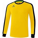 Erima Unisex Kinder Retro Star Trikot Trikot Langarm (3142104), gelb/schwarz, 140