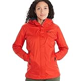 Marmot Damen Hardshell Regenjacke, Wasserdicht, Winddicht & Atmungsaktiv Wm's PreCip Eco Jacket, Victory Red, S, 46700