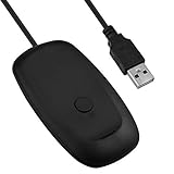 Mcbazel Wireless USB 2.0 Gaming-Empfänger-Adapter für Microsoft Xbox 360, Desktop PC, Laptop, Gaming-Schw