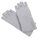 PACKOVE 1 Paar dünne Damenhandschuhe Outdoor Handschuhe Sonnenschutz Handschuhe Outdoor-Handschuhe Wanderhandschuhe UV-Nagelhandschuhe fellpflege handschuh kurz Angeln Fitness S
