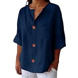 Tages Angebote Sale Basic Tshirt Damen Weiss Damenshirt Halbarm Elegant Oversized T-Shirt Long Shirt Schwarz Maedchen T Mit V Ausschnitt Blau-Weiß Gestreiftes Oversize Satin Bluse Weiß 3/4