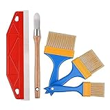 Bzwyonst Trimming Brush Werkzeugset Farbkantenpinsel für Wände Runde Dekorative Pinsel für H