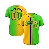 Generisch Personalisiert Atmungsaktiv Baseballtrikot Sporthemden Individuelles Baseball Jersey Schnelltrocknend T-Shirt Herren Damen Kinder Baseball Trikot Kurzarm Sportuniform Black Friday Angeb