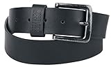 Urban Classics TB1288 Unisex Gürtel Leather Imitation Belt, Schwarz (Black 7), 120 cm (Herstellergröße: L)
