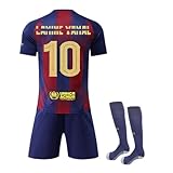 Generisch 26 New Season Trikot Nr.10 Football Jersey Set for Children and Adults Fussball Erwachsene/Kinder strikot Fußballtrikots Trainingsanzug Shorts Sock