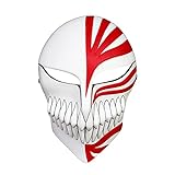 Jilijia Kurosaki Ichigo Harz Maske Anime Cosplay Maske Scary Ostern Maske Dekoration Prop für Halloween Thema Party Unisex für Männer und F