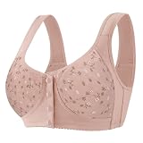 Sport-BHS für Damen - Damen BH Ohne Bügel In ÜBergröße überkreuzter Rücken Sport-BH Ohne Bügel Sexy V-Ausschnitt BH Weicher Atmungsaktiver Bra Multipack BH Damen BH mit Büg