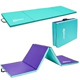 eyepower 180x60 Klappbare Turnmatte für Zuhause - Gymnastikmatte Dicke 3cm - Weichbodenmatte Klappbar - Turnmatte Kinder Outdoor Sport Matratze Sportmatte Klappbar Fitness Matte Pilates Yog