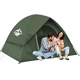 Zelt 2-3 Personen Camping Zelt, Ultraleichte Kuppelzelt Wasserdicht & Winddicht 3-4 Saison, Kleine Packungsgröße, Geeignet für Trekking, Camping, O