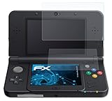 atFoliX Schutzfolie kompatibel mit Nintendo New 3DS 2015 Folie, ultraklare FX Displayschutzfolie (3er Set)