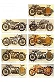 DekoDrom® Retro Blechschild 20x30 cm Zündapp Militär Motorräder WK II historisch Oldtimer Werkstatt Sammler Geschenk