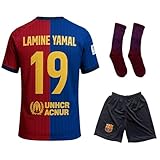 Gokaynex Yamal #19 Trikot für Kinder mit Socken – Fan Trikot 2024/2025 – Heim Set mit Shorts und Stutzen – Trikot Kinder Set – Jugendgrößen 152