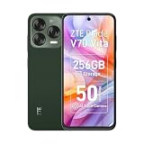 ZTE Blade V70 Vita Smartphone, 6,7'FHD+ Display (120Hz), 50MP Hauptkamera, 5000mAh Akku, 4GB RAM + 256GB Speicher, Handy ohne Vertrag, Android 14, Dual SIM, Grü