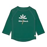 LÄSSIG Unisex Baby Rashguard Langarm Rash-Guard-Shirt, Grün, 92