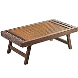 Bodentisch Tatami-Tisch Frühstück im Bett Serviertablett Tisch Home Esstisch aus massivem Holz Bettschreibtisch mit klappbaren B