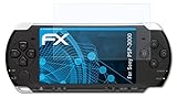 atFoliX Schutzfolie kompatibel mit Sony PSP-3000 Folie, ultraklare FX Displayschutzfolie (3X)