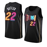 Erwachsene 22#15#Basketball Jersey Unisex Ärmellose Basketball Tank Top Sport Futter T-Shirt Tank Top,Black (22# a),M