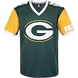 Fanatics Recovered NFL Team Color Block Jersey Trikot (M, Green Bay Packers)