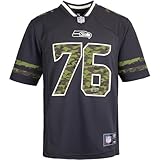 Fanatics NFL Team Camo Jersey Trikot (DE/NL/SE/PL, Alphanumerisch, M, Regular, Regular, Seattle Seahawks)