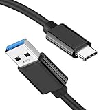 USB-C Kabel - 90cm, USB C zu USB A 3.1 Gen 2 Kabel, Typ C 3A Schnellladekabel & 10Gbps Daten-Synchronisationskabel für Android Auto, iPhone 15 Pro CarPlay, iPad Pro, Samsung Galaxy S22/S21/S20, Pix